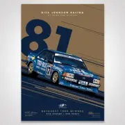 AUTHENTIC COLLECTABLES - DICK JOHNSON RACING TRU-BLU FORD FALCON XD 1981 BATHURS