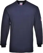 [Portwest] Flame Resistant Antistatic T-Shirt, Navy, X-Large