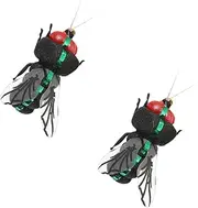 Parliky Lakes Fishing Lures Bionic Bee Lifeslike Insect Decoy with Buoyancy Bait Hook Durable Simulation Insect Lures for Saltwater Freshwater Fishing Present for Enthusiasts