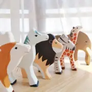 Large Wooden Animal Set, Farm, Forest, Jungle, Safari, Africa, Zoo, Montessori
