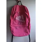 ADIDAS 桃紅色雙肩後背包 (減壓背帶、無筆電夾層)