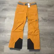Stio Men’s Credential Snow Pants Bonfire Orange Size Small NWT 499$