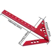 Center Line Scriber Center Finder 45 Degree Angle Scribing Gauge Marking Tool