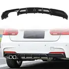 For BMW F30 Gloss Rear Diffuser Bumper Lip 2012-2018 Exhaust 328i 330i