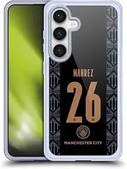Head Case Designs Officially Licensed Manchester City Man City FC Riyad Mahrez 2020/21 Players Away Kit Group 1 Gel Case [Military Grade Protection] Compatible with Samsung Galaxy S24 5G