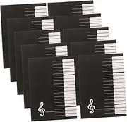 EXQUIMEUBLE Musician's Staff Book 5-book Set Creative Sheet Music Notebook Portable for Guitar Piano Music Composition