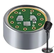 Dynamic Microphone Cartridge - Microphone Sound Head Part - 14mm Unidirectional Mic Cores Electret Condenser for Sensitive Sound Conference Recording Performances
