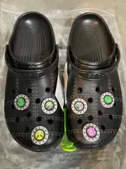 Classic Crocs x Ron English Clog Area 51 Space Alien 54 RARE Men's 13 Shoes