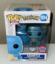 2021 VIRTUAL FUNKON POKÉMON SQUIRTLE w/ OFFICIAL STICKER & POP PROTECTOR !!!