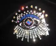 BETSEY JOHNSON Faux Stone Evil Eye Cocktail Ring