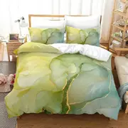 v4730 Bed Sheets Ink Marbling Doona Duvet Cover Set Pillowcase Size Bed Bed Sheets IU4730