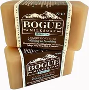 Bogue Milk Soap, No.10 Goat Milk Bar with Eucalyptus, Orange, Clove, Frankincense, Ylang.