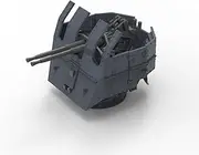 YZ700009 1/700 Model Upgrade Parts Royal Navy Bofors Twin AA Gun(40MM) Mark I
