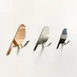 SIMPLE BIRD SHAPE HOOK STAINLESS STEEL COAT WALL COAT RACK