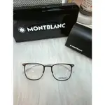 【現貨】麗睛眼鏡【萬寶龍 MONT BLANC】可刷卡分期 MB0356O 黑金-L號 萬寶龍眼鏡 萬寶龍鏡框