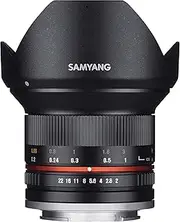 Samyang SY12M-E-BK 12mm F2.0 Ultra Wide Angle Lens for Sony E Cameras, Black
