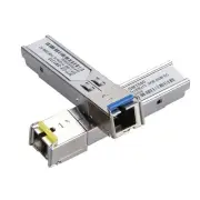 2Pcs SC Connector 3km 1.25GB/s SFP-BX03-D Tx1550nm/RX1310nm Transceiver Module
