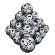 STRADIA "KICK" Junior Size 3 Soccer Ball – Elementary Play Series Durable Microfibre Ball Pack of 20 with FREE Mesh Storage Bag