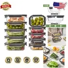Versatile Microwave Safe 10-Pack Glass Meal Prep Containers with Leak-Proof Lids