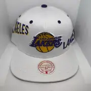 Mitchell & Ness Los Angeles Lakers Original Fit Large Logo Snapback Hat