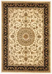 Sydney 9 Ivory Black Runner Rug by Rug Culture - 400X80CM - RUNNER