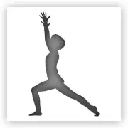 Yoga Woman Pose Stencil - Choose a Size - Laser-Cut Reusable Plastic