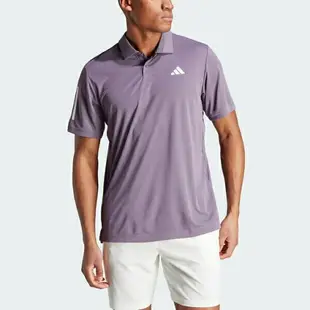 Adidas Club 3str Polo [IJ4873] 男 POLO衫 短袖 上衣 運動 網球 訓練 亞洲版 暗紫