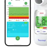 Rechargeable Peak Flow Meter with 300 Test Memory & Risk Indicator for Asthma