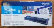 GENUINE Brother TN-240 CYAN Toner - For 9325CW 9120CN 3045CN 9320C - TN240C