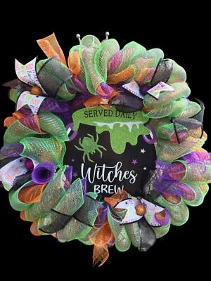 Deco MESH Halloween Wreath
