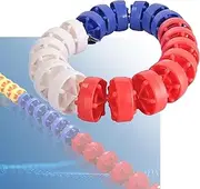 1 Set Pool Rope Buoy 3.3ft-40ft Floating Pool Safety Divider Lane Line, Suitable for Underground Pool/Competition(6m/20ft)