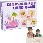 Memory Matching Game for Kids,Interactive Memory Chess Toy - Logical Thinking Training Toys for Children Aged 3+, Dinosaur Pattern Educational Learning Playset