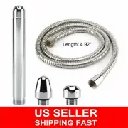 Stainless Steel Shower Cleansing Kit Vaginal Anal Enema Colon Douche System Set