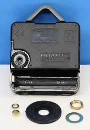 HIGH TORQUE Silent Quartz Battery Clock Movement 1/4" Dial MS SWEEP 50 PIECE LOT