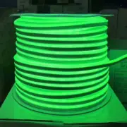 110V Neon LED Strip Light 120LED/M Waterproof Rope Light DIY AD Sign Decor Green