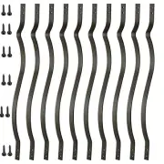 Deck Balusters 32-1/4 Inches Heavy Duty Iron Deck Balusters with Screws 51 Pa...