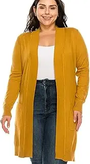 [Cielo] Women's Long Sleeve Sweater Duster Cardigan