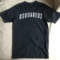 在飛比找蝦皮購物優惠-保證正品 Dsquared2 D2 黑色 白logo 短袖T