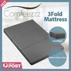 Comfeezzz Foldable Folding Foam Mattress Portable Sofa Bed Trifold Mat Double
