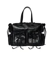 Multi-pocket handbag One size black