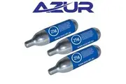 Azur Co2 Threaded Air Cartridge - 3 Pack - 25g