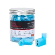 100 PCS Spade Terminals Female - Blue 16-14 AWG - Nylon Quick Disconnect Wire