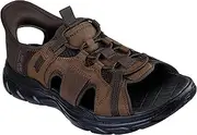 [Skechers] Men's Revolted SS Merrick Sports Sandals, Almond., 41.5 EU