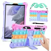 Color Silicone Case for Samsung Galaxy Tab A7 Lite 8.7 2021 (SM Dazzling Pink