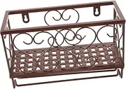 Elegant Wine Wall Rack Decorative Metal Wine Storage Rack for Goblet Wall Bar Racks for Goblet