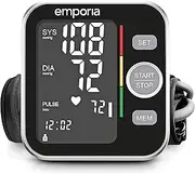 Emporia BPM-V20-B Digital Upper-Arm Blood Pressure Monitor with Upper-Arm Cuff