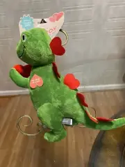 FRINGE Eggcited You Make My Heart Saur DINOSAUR Plush With Squeaky 13”