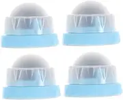 Milisten 4pcs Rotating Catnip Toy: Natural Edible Cat Chew Ball with Licking Surface - -Mounted Roller for Teeth Care - Fun Playtime Stimulation