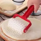 Roller Pizza Dough Docker Red Hole Pastry Puncher Biscuit Cookie Bread