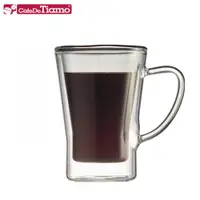 在飛比找PChome24h購物優惠-Tiamo DC-XL-1603 雙層玻璃杯(有柄) 170